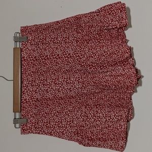 Adorable Flower Print Skirt by Potter's Pot, Size L